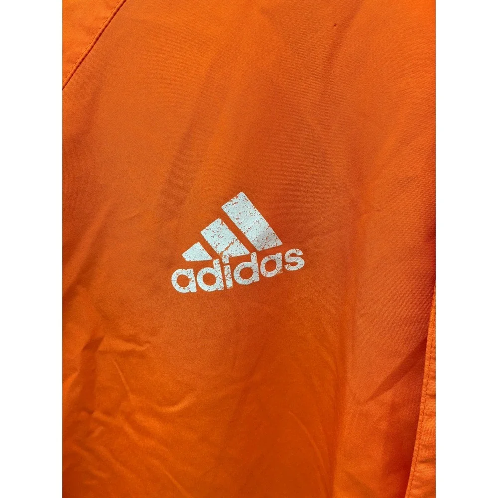 Adidas Boston Marathon Jacket Men's Orange Windbreaker Vintage 2007